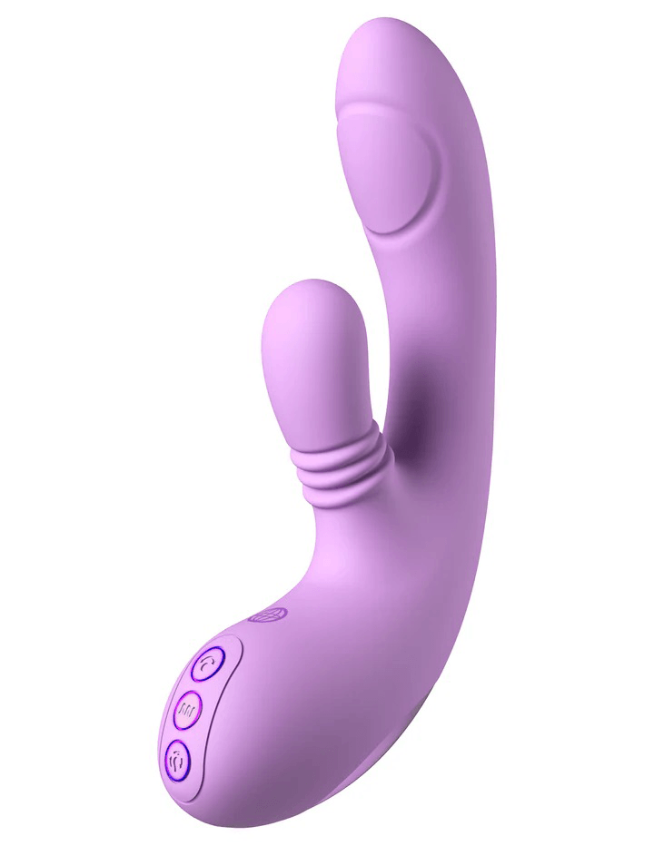 Fantasy for Her Intimotion Flutter Pro Vibrator Purple, a multi-function rabbit vibrator with advanced stimulation features.