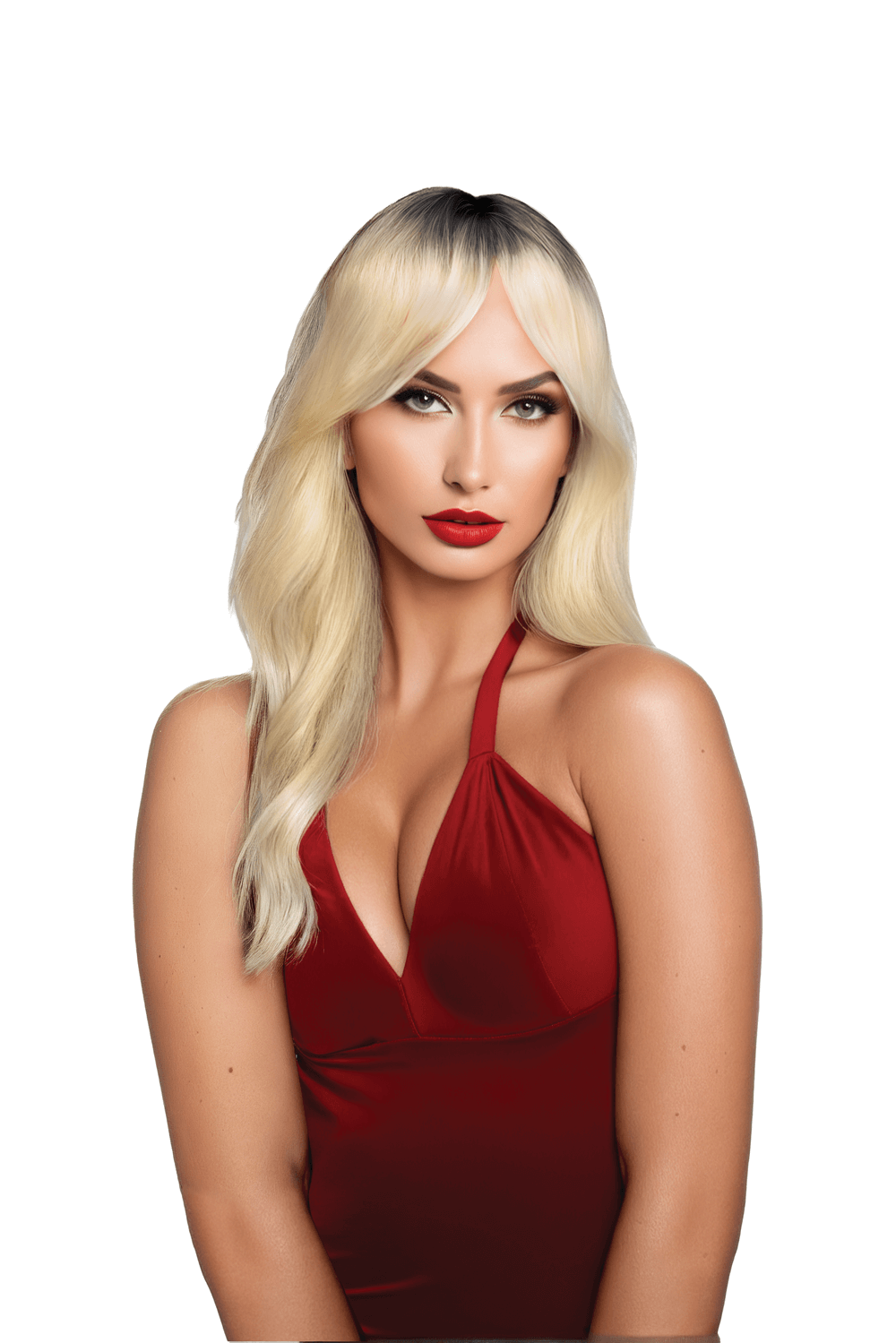 Margot Premium Stylable Wig - Blonde / Black-1