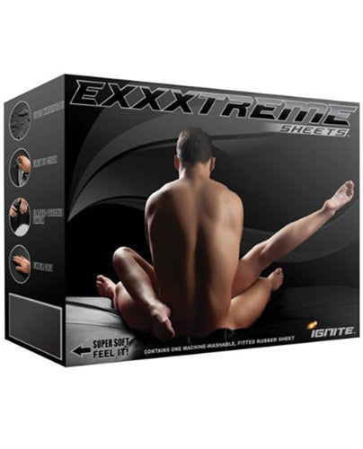 Exxxtreme Sheets - California King Size - Black-1