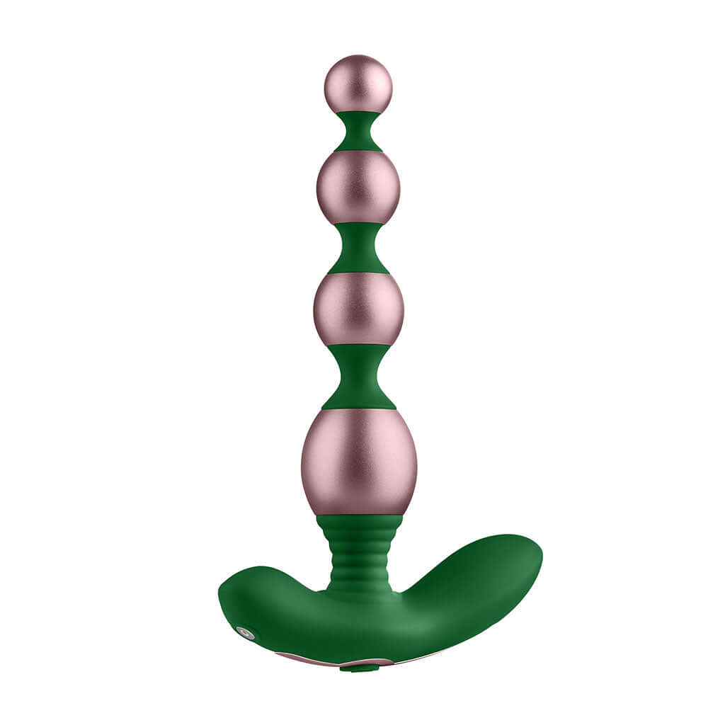 Bougie Beads Anodized Aluminum Anal Beads - Rose Gold-1