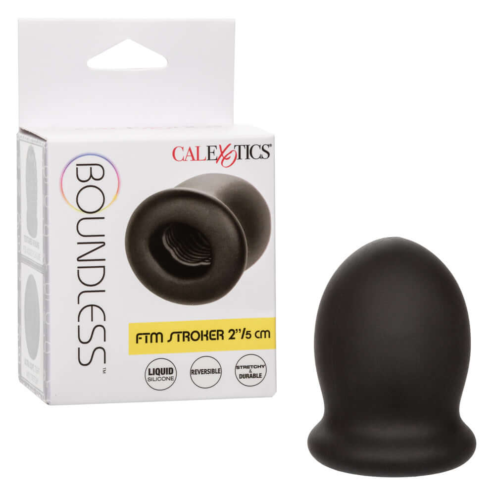Boundless FTM Stroker 2 Inch 5 Cm liquid silicone reversible design in packaging and out of box