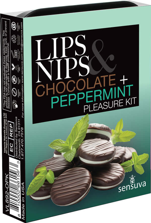 Lips and Nips Pleasure Kit Chocolate-Peppermint-0