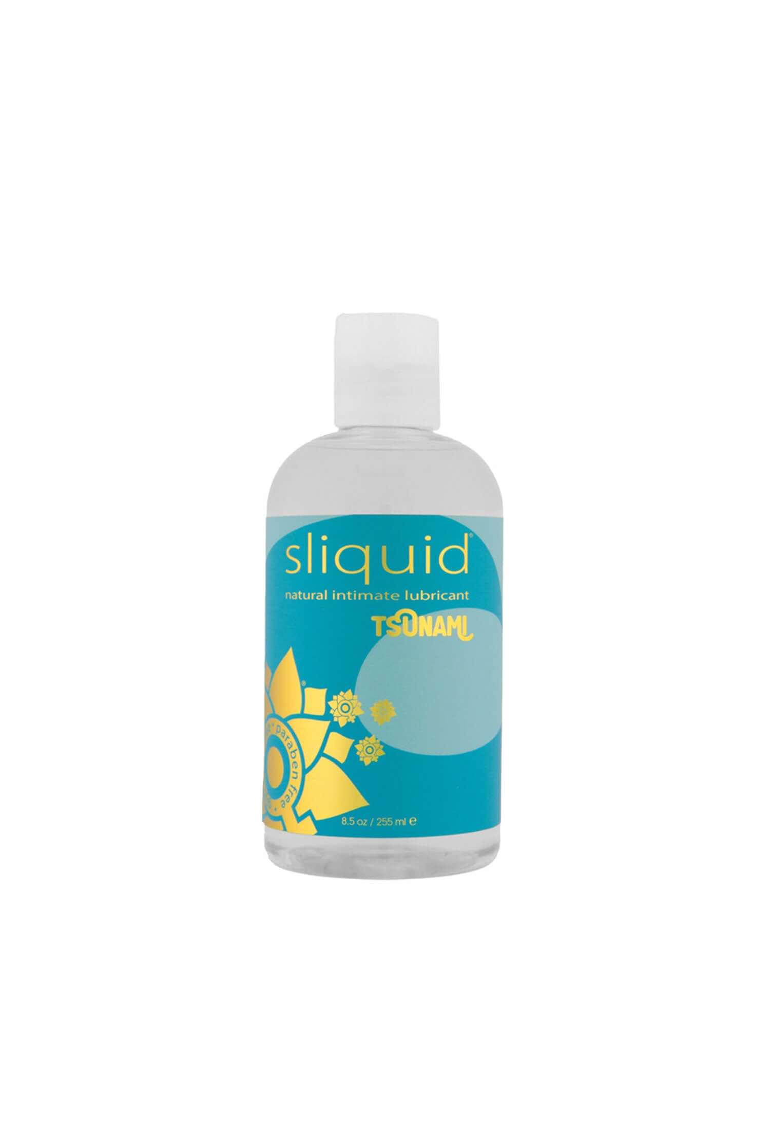Sliquid Tsunami Ultra Thick Gel 8.5oz water-based intimate lubricant with natural Carrageenan extract for added moisture and healing.