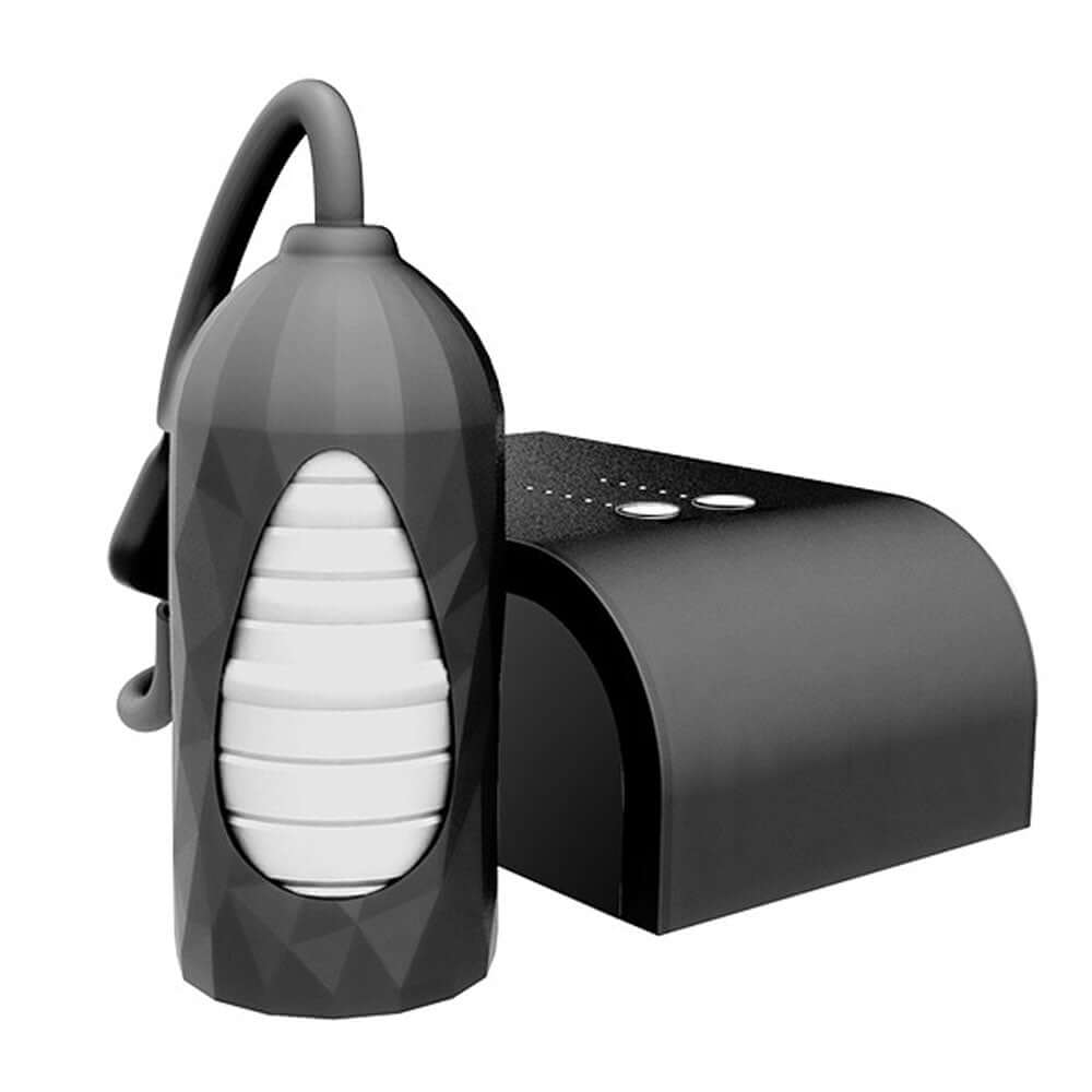 Vedo Hummer Super Bj Machine Black showing advanced design for hands-free pleasure with suction capabilities.