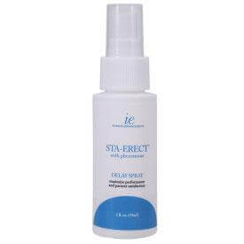 Sta-Erect Delay Spray for Men 2 Oz bottle with pump, designed to improve control and extend performance.