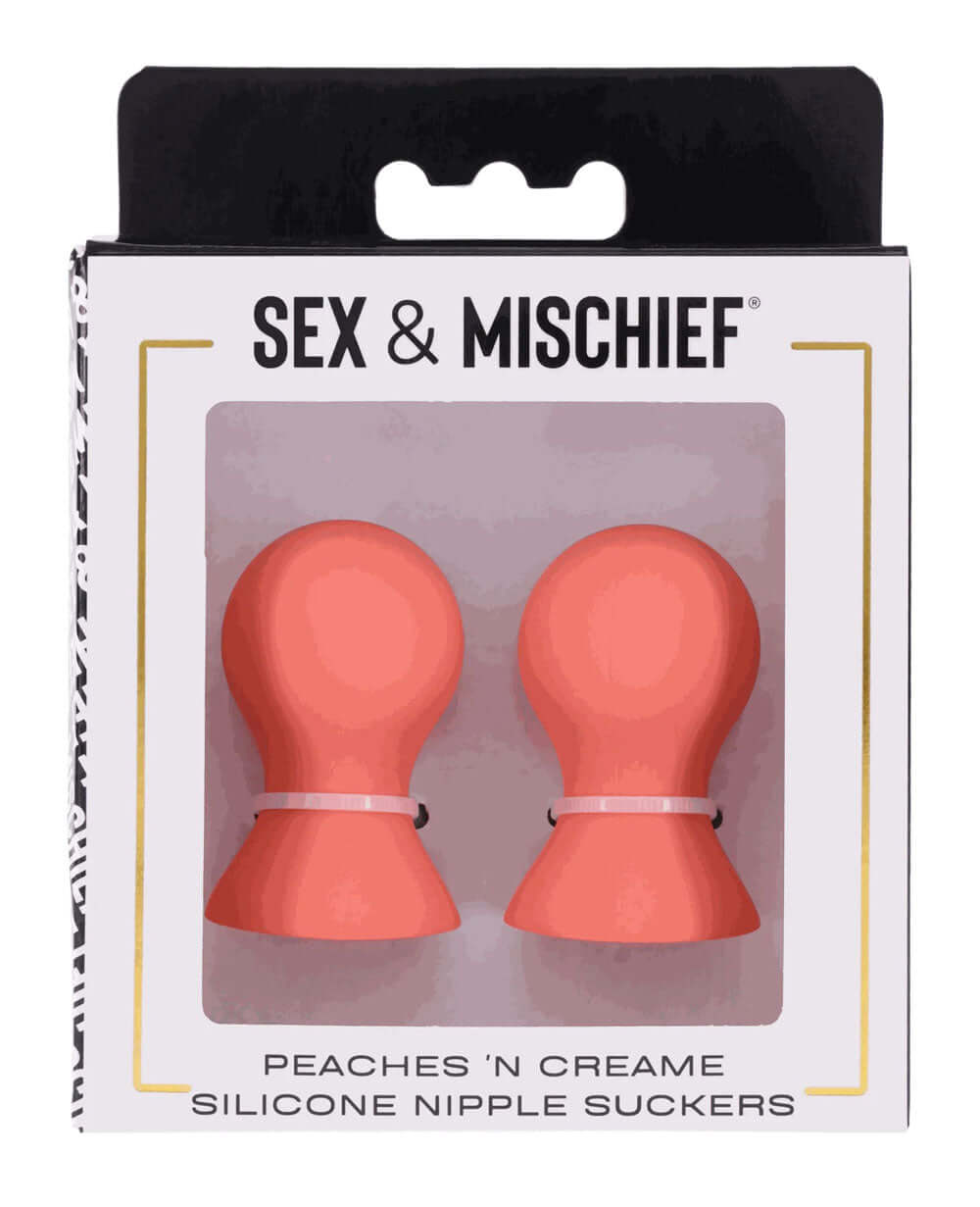 Peaches 'N Creame Silicone Nipple Suckers - Peach-0