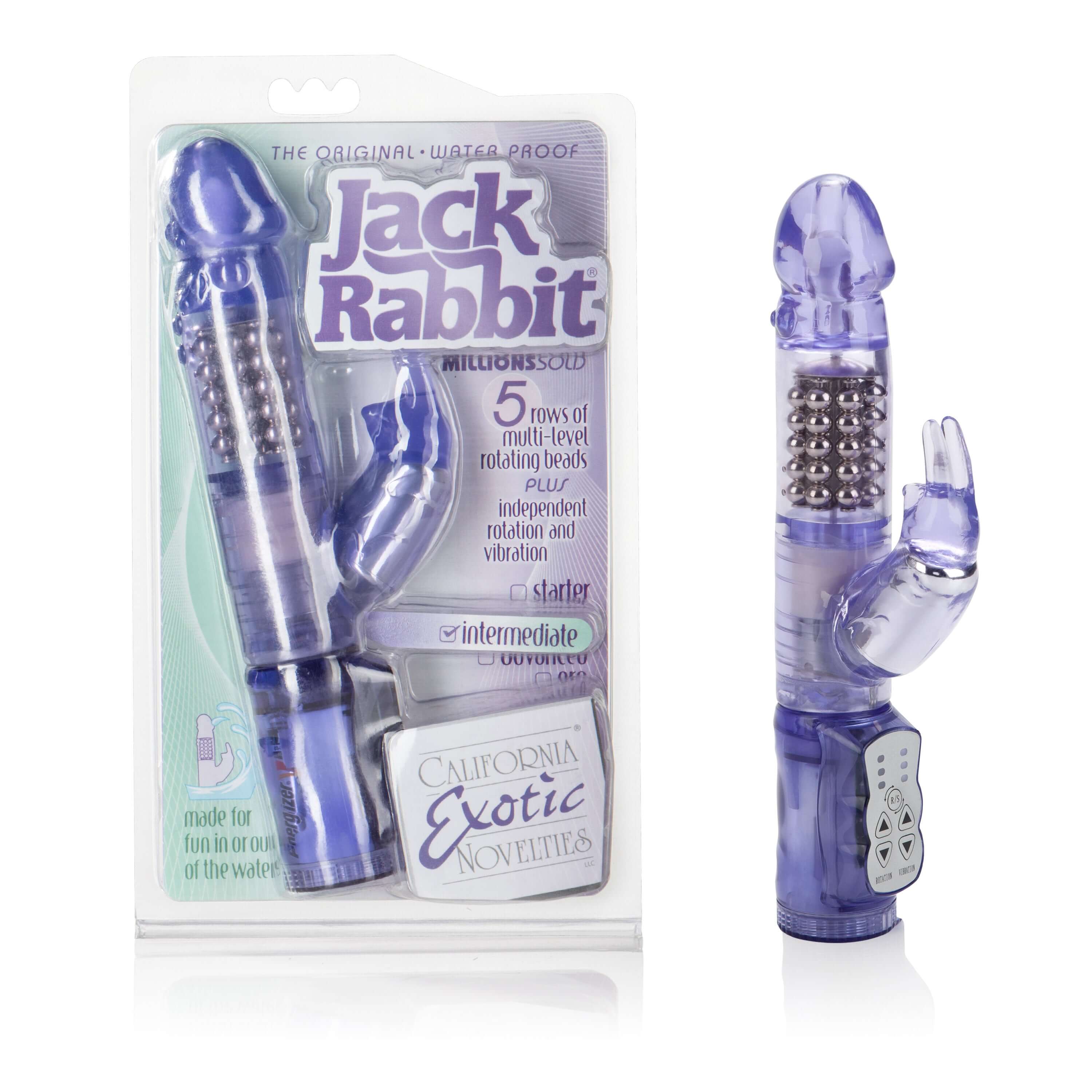 Waterproof Jack Rabbit 5 Rows - Purple-0