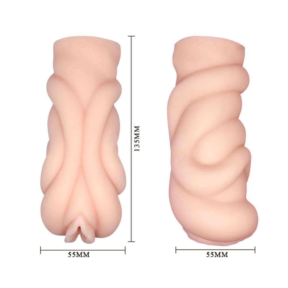 Crazy Bull Realistic Anime 3D Vagina Masturbator Light showcasing a lifelike design and soft TPR material.