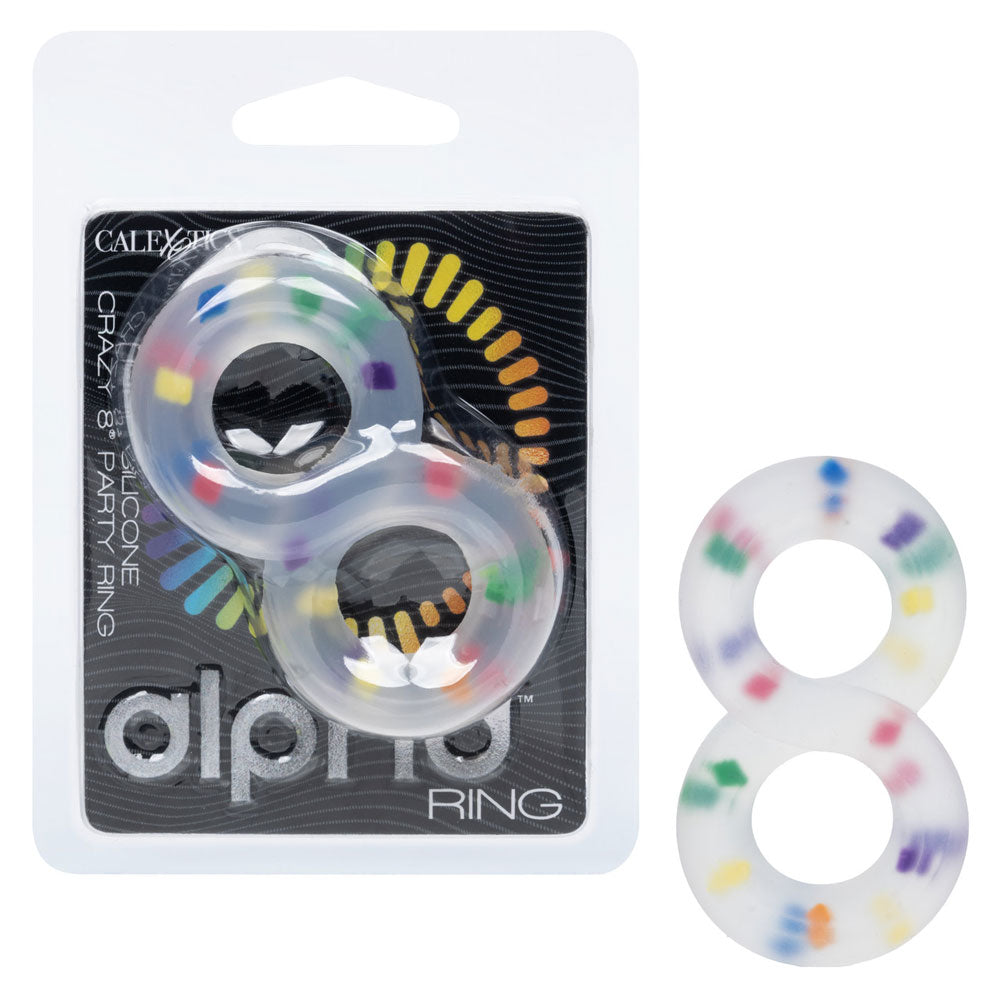 Alpha Liquid Silicone Crazy 8 Party Ring-1