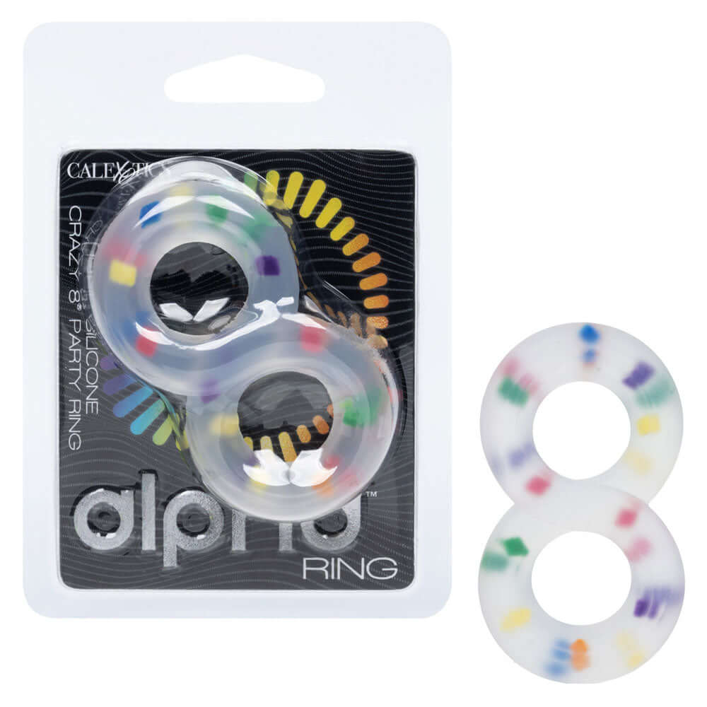 Alpha Liquid Silicone Crazy 8 Party Ring-1