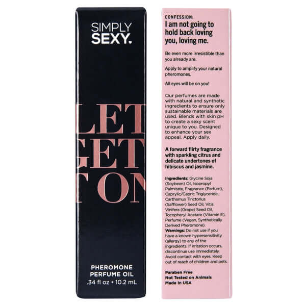 Simply Sexy Let’s Get It on - Pheromone Perfume Oil Roll on - .34oz | 10.2ml-0