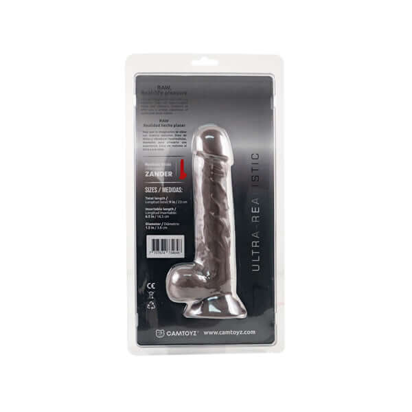 Raw Dildo Ultra Realistic Zander - Brown-0