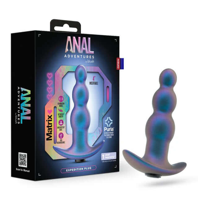 Anal Adventures Matrix - Expedition Plug - Lunar Blue-0