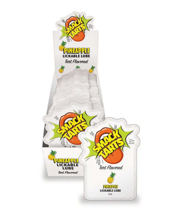 Smack Tarts Lube 3ml Pouch Display 36pc - Sour Pineapple-0