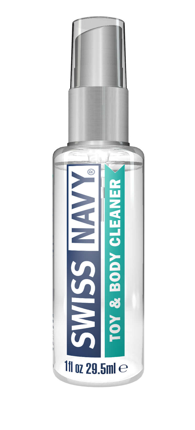 Swiss Navy Toy & Body Cleaner 1 Oz bottle for hygiene of intimate toys and body accessories.