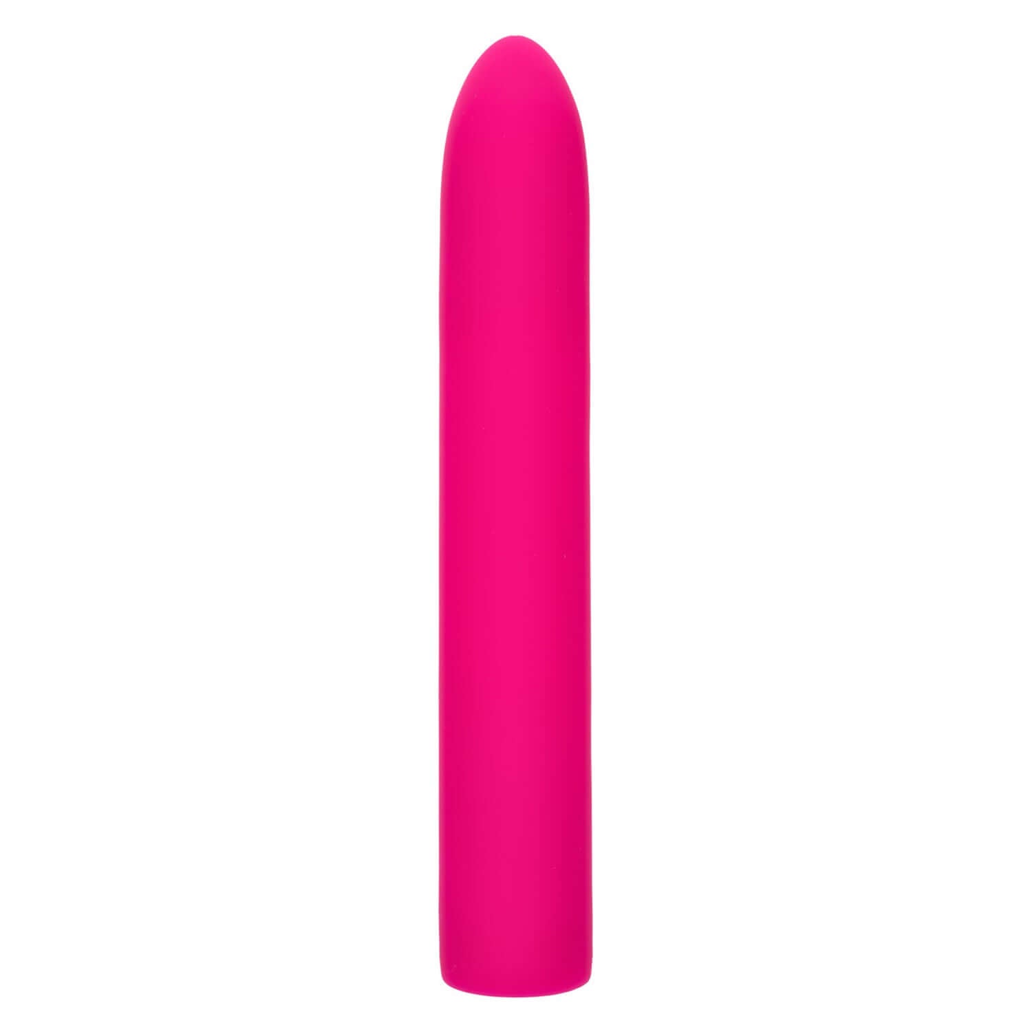 Rechargeable classic chic standard vibrator in vibrant pink, featuring sleek design and smooth silicone texture.