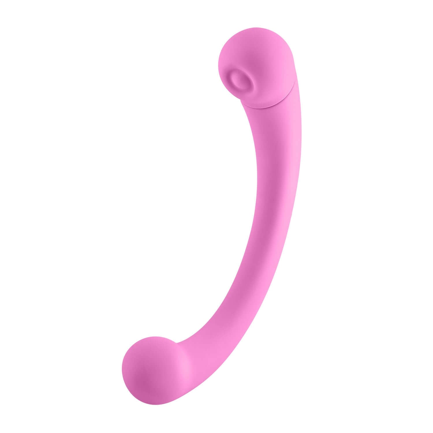 Aluna Dual Stimulating Arc Vibrator - Pink-1