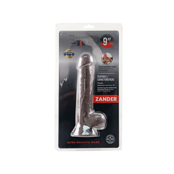 Raw Dildo Ultra Realistic Zander - Brown-2