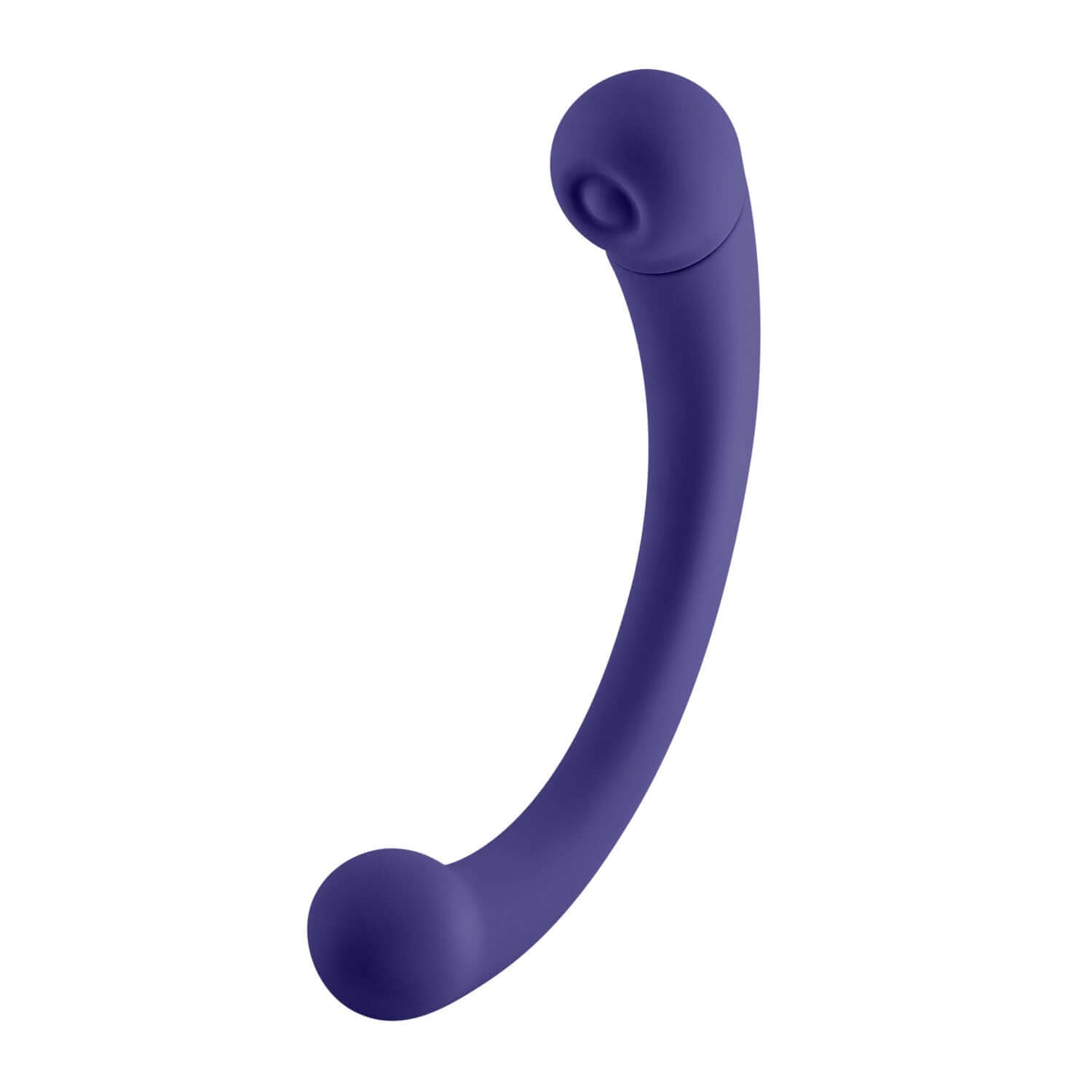 Aluna Dual Stimulating Arc Vibrator - Dark Purple-1