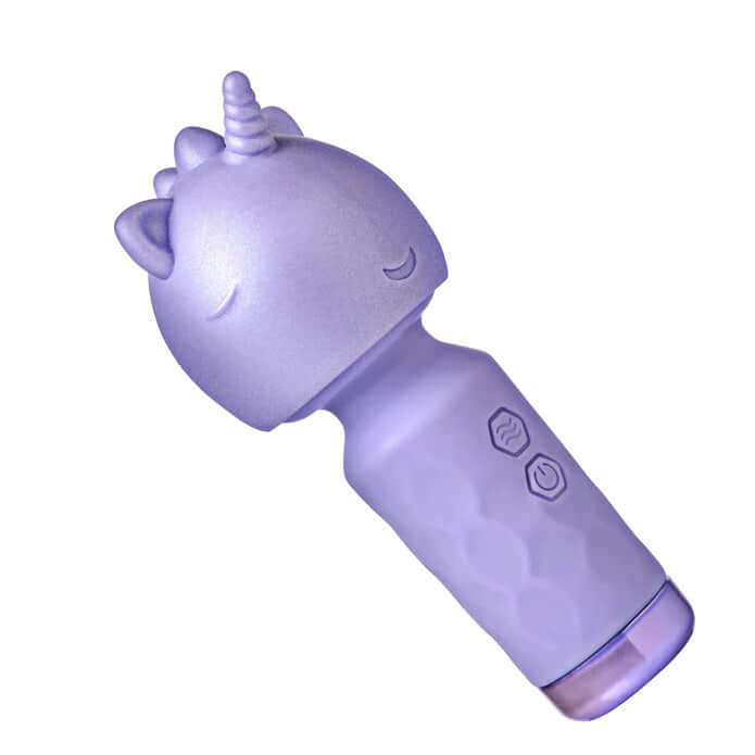 Unicorn Silicone Wand - Lavender-0