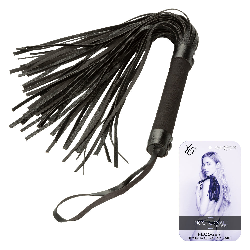 Nocturnal Collection Flogger - Black-1
