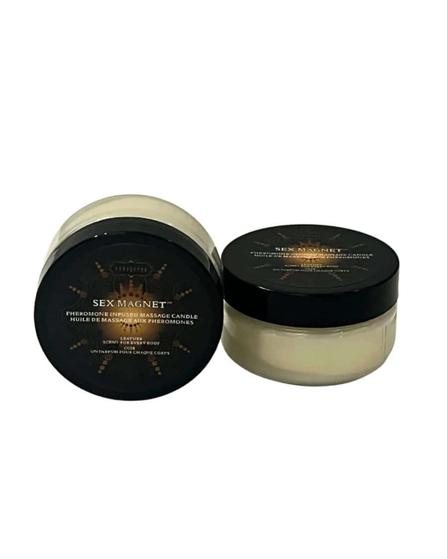 Leather Pheromone Massage Candle 1.7oz-0