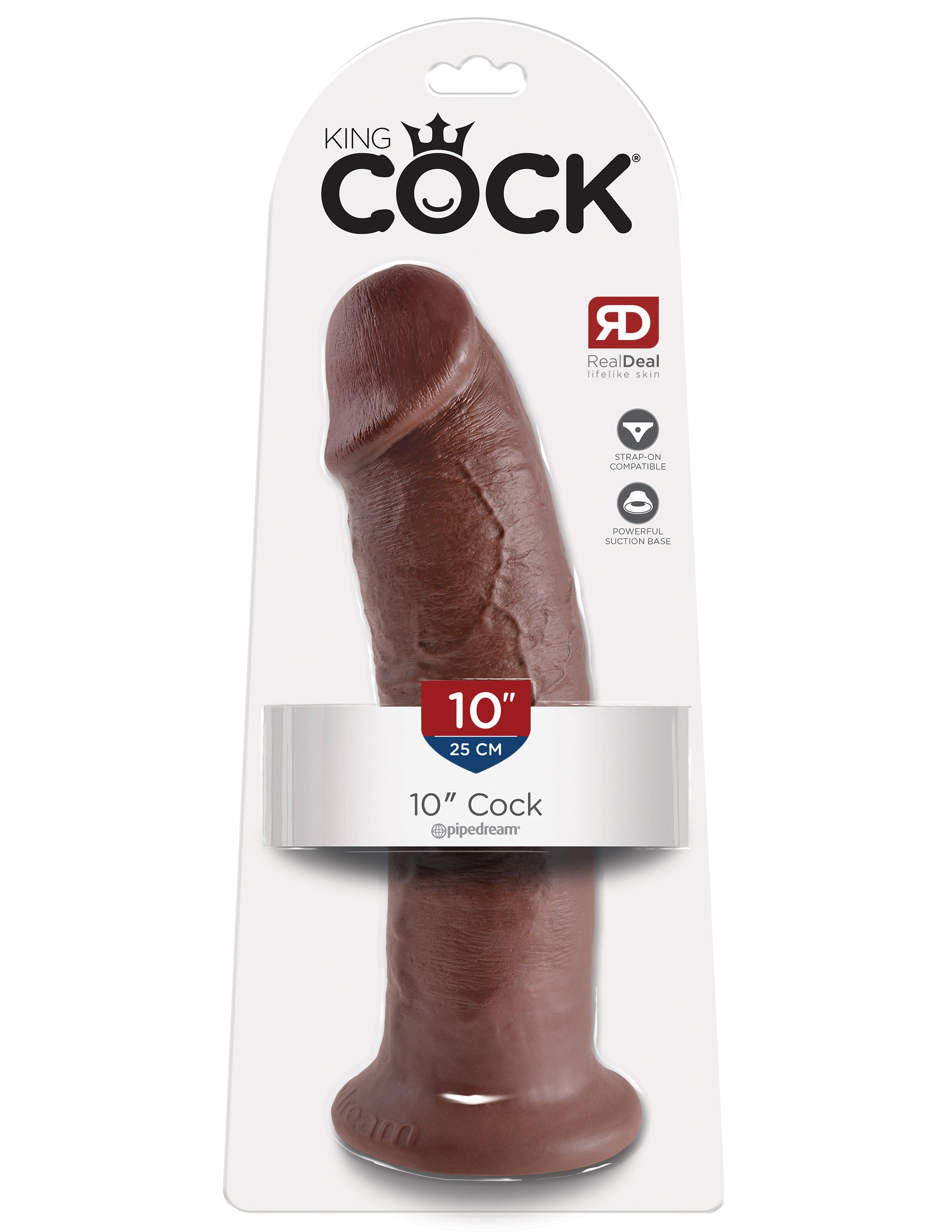 King Cock 10-Inch Cock Brown-4