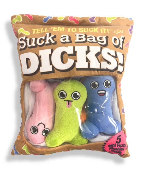 Suck a Bag of Dicks Plushy Pillow With 5 Dicks-0