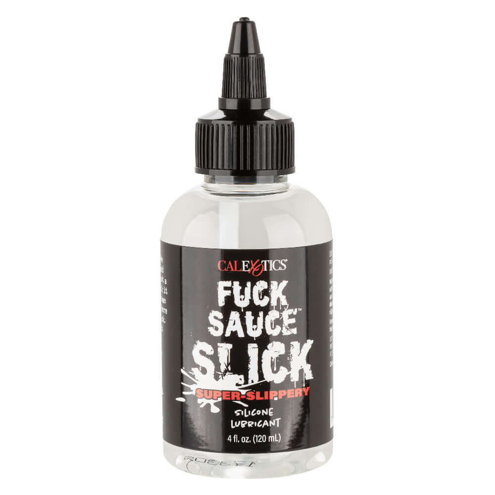 Fuck Sauce Slick Silicone Lubricant 4 Fl. Oz. Bottle - Super-Slippery and Long-Lasting Formula
