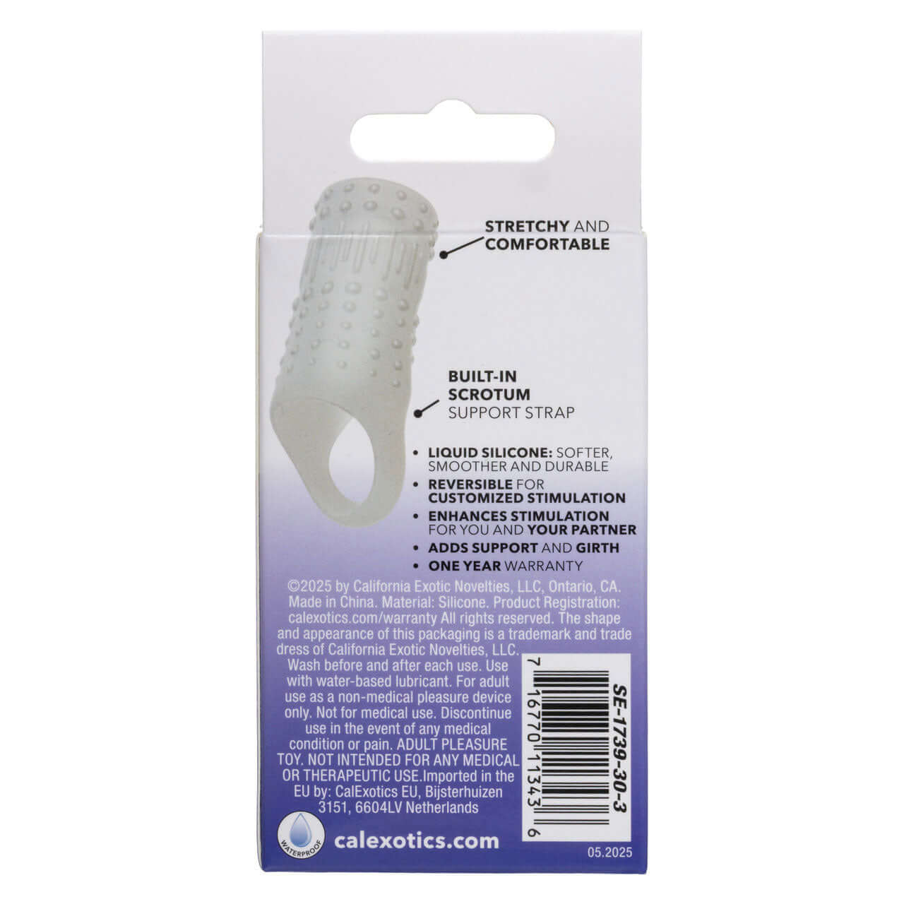 Basic Essentials Liquid Silicone Stimulation Enhancer - Clear-0