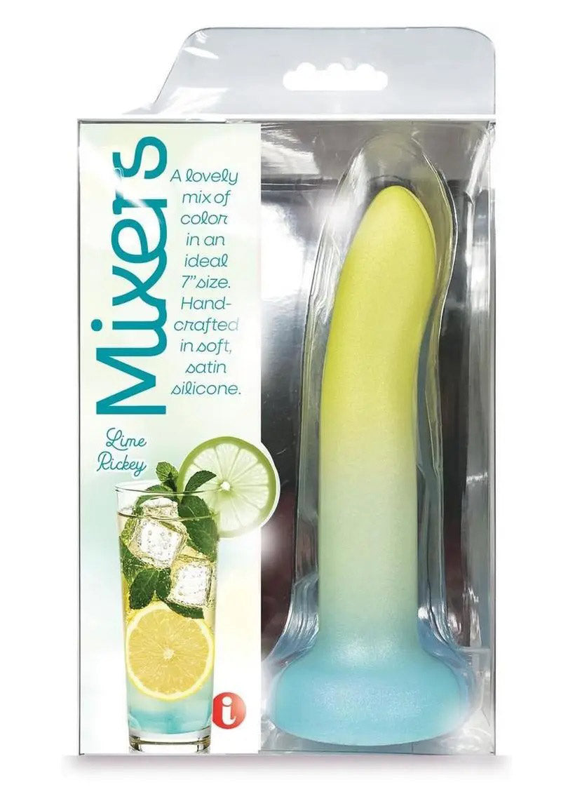 Mixers Lime Rickey 8" Dildo - Yellow Mint Blue-0