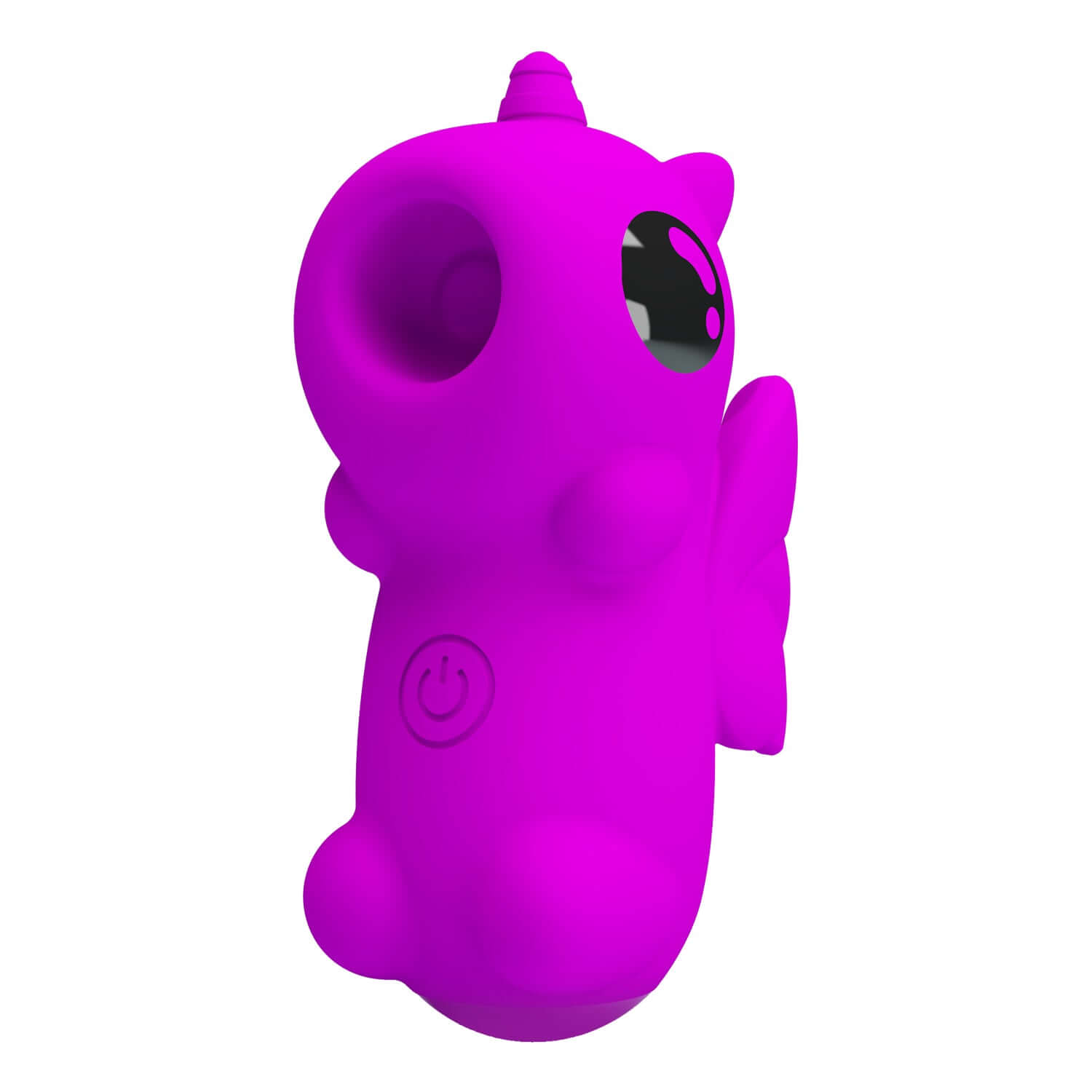 Magic Unicorn Finger Vibrator in vibrant purple, featuring 10 tapping settings for ultimate pleasure and discreet use.