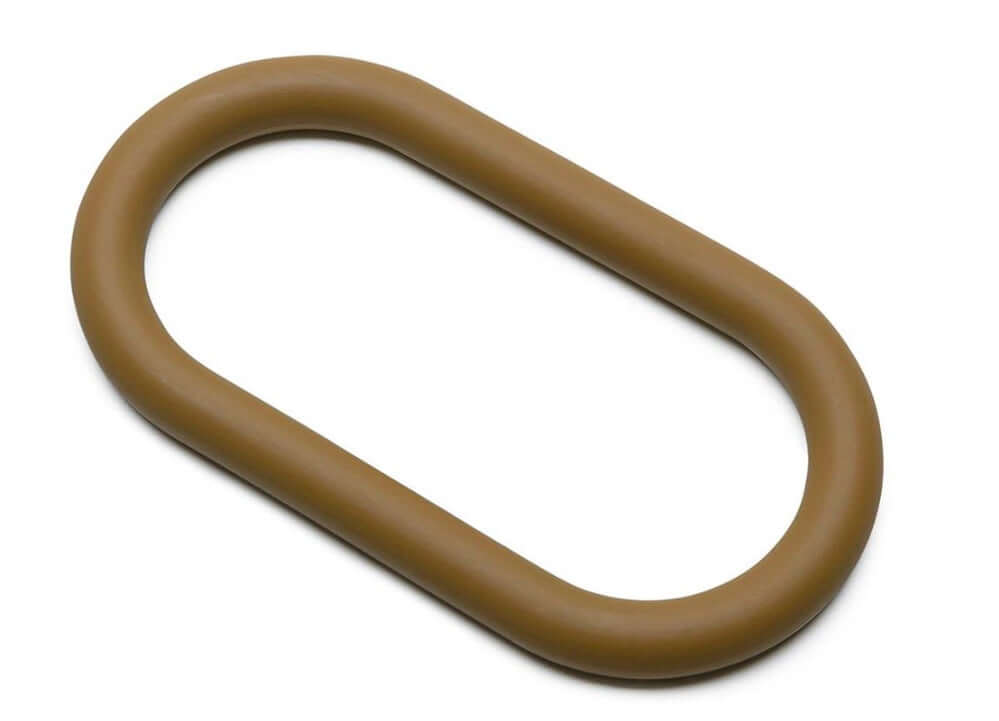 Perfect Fit Hefty Wrap Ring 9 inch Silicone Gold in a flexible and comfortable design for customizable support.