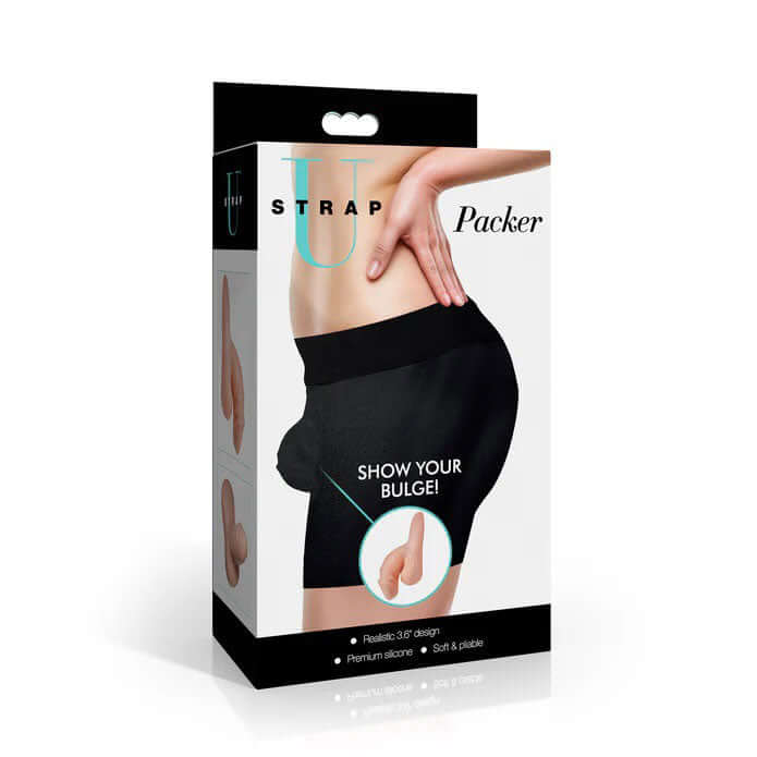 3.6" Silicone Packer Dildo - Light-0