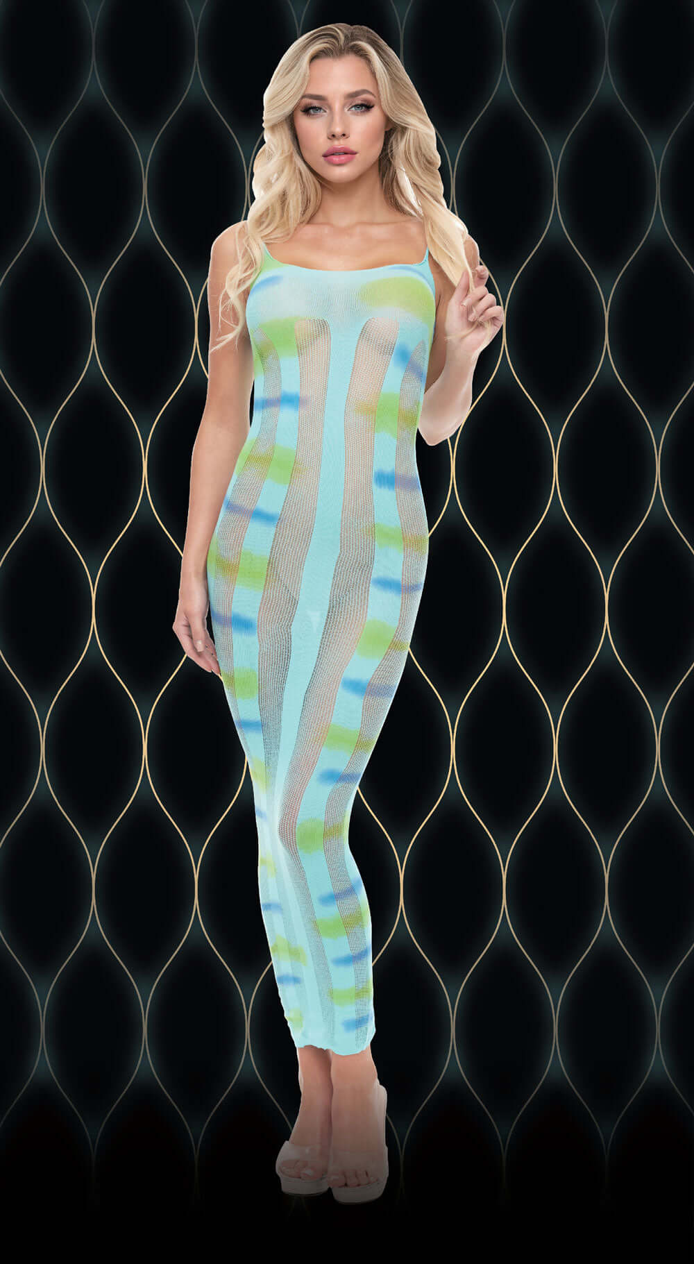 Blue Horizon Maxi Dress - Os-0