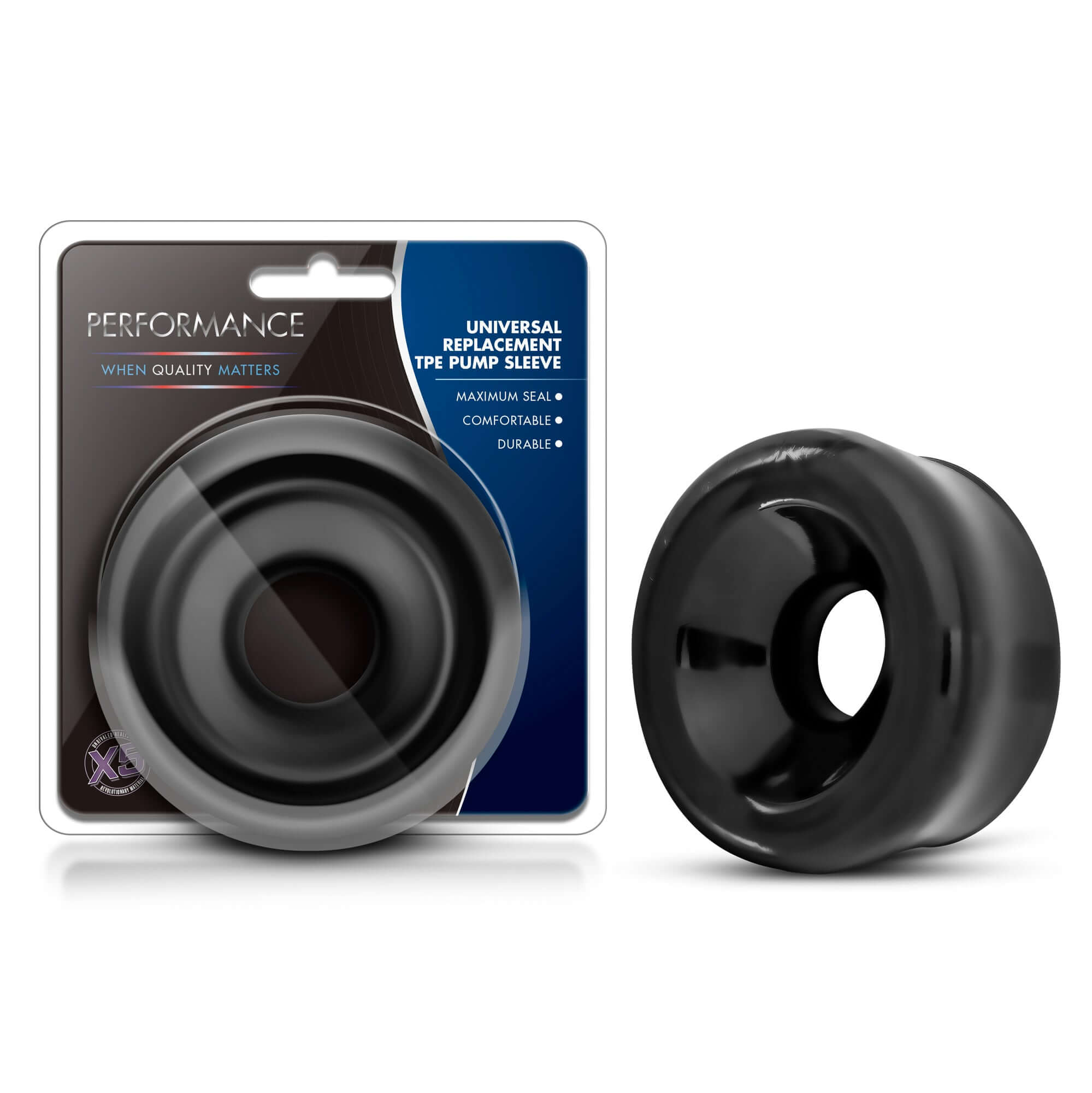 Performance Universal Replacement Tpe Pump Sleeve - Black-2