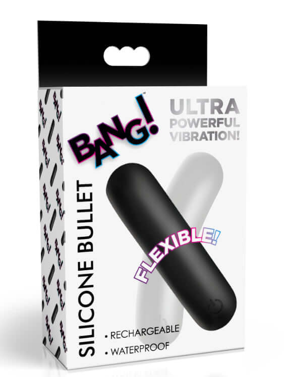 Flexible Silicone Bullet - Black-2
