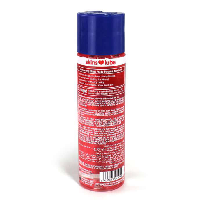 Skins Strawberry Water Based Lubricant 4.4oz-1