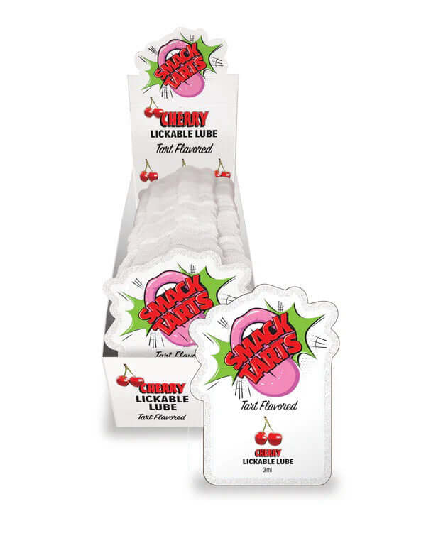 Smack Tarts Lube 3ml Pouch Display 36pc - Sour Cherry-0