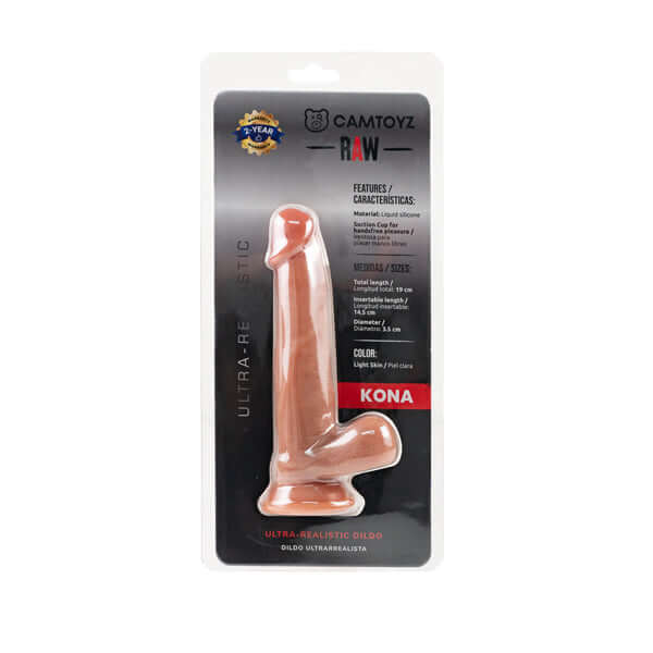 Raw Dildo Ultra Realistic Kona - Tan-2