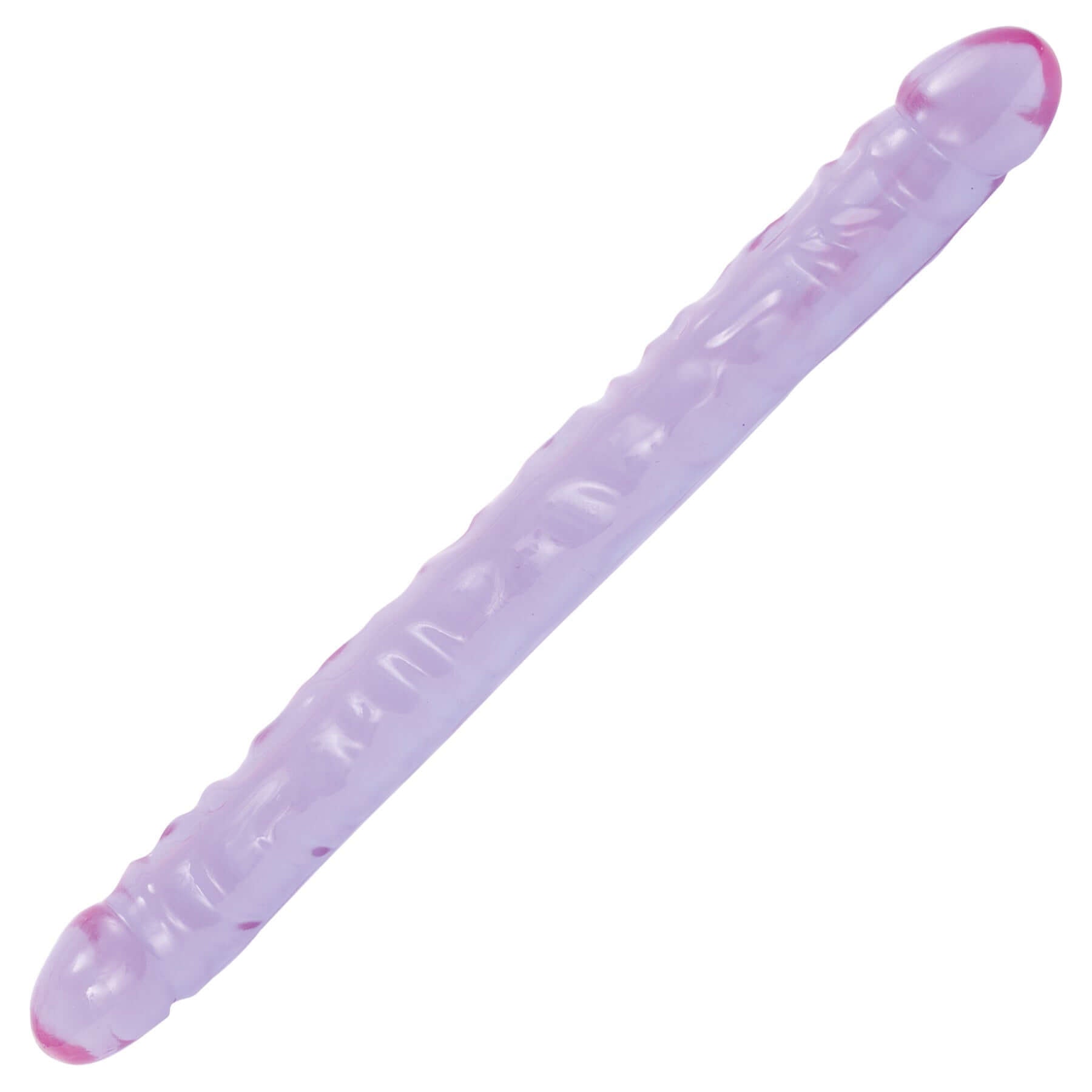 Crystal Jellies 18 Inch Double Dong - Purple-0