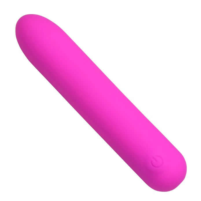 Tapered Flexible Silicone Bullet - Pink-0