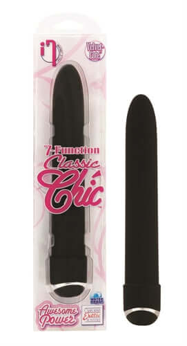 7 Function Classic Chic 6 Inches Vibe - Black-0