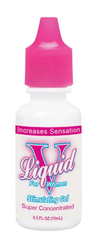 Liquid V Stimulating Gel For Women 0.5 Oz bottle designed to amplify pleasure and enhance sensitivity.