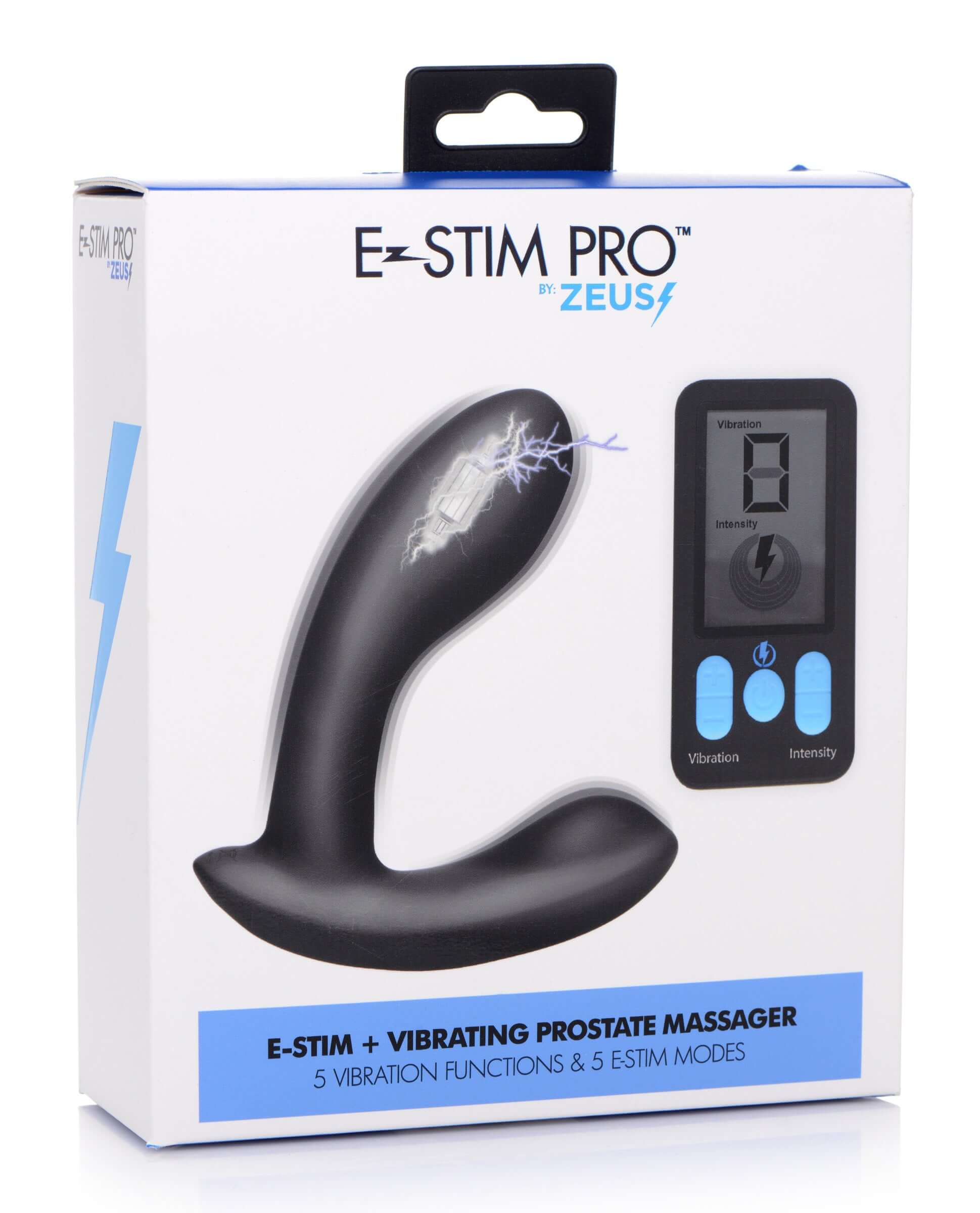 E-Stim and Vibrating Prostate Massager - Black E-Stim and Vibrating Prostate Massager - Black
