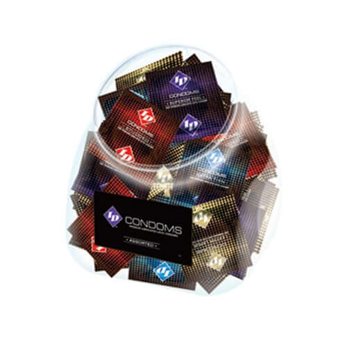 ID Condoms - Assorted - 144 Piece Jar-0
