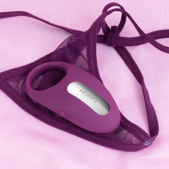 SVAKOM Wendy Vibrating Couples Ring - Violet