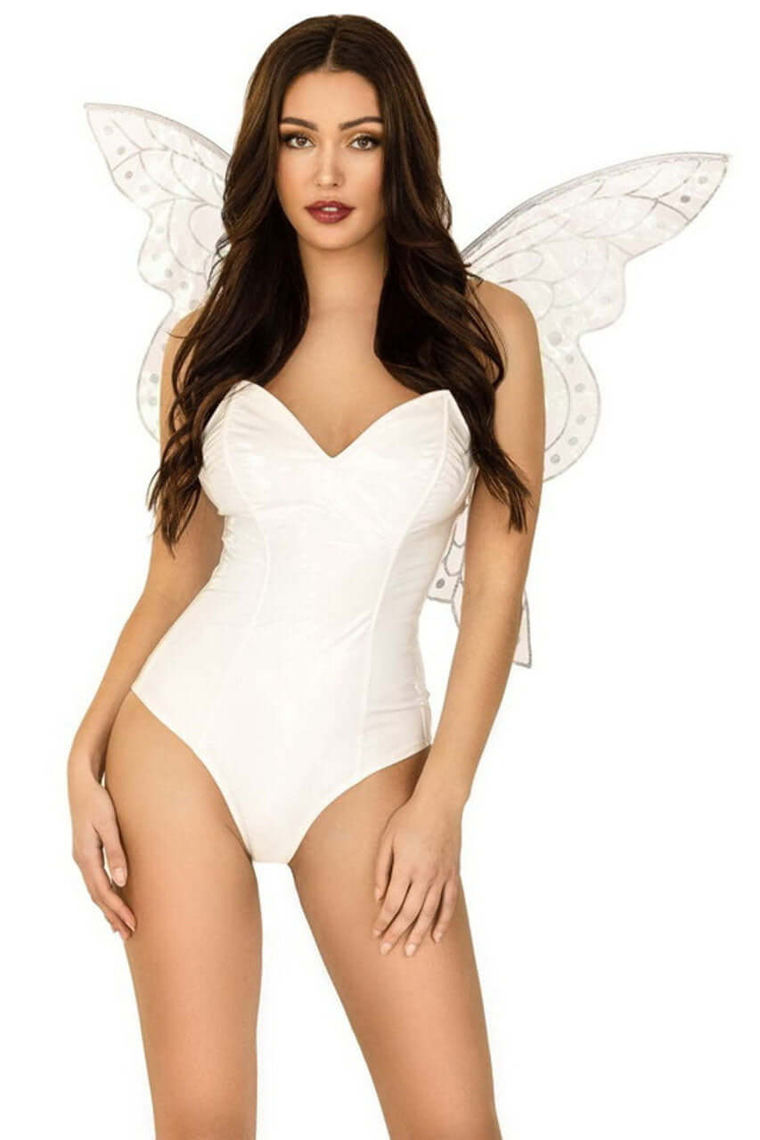 Iridescent Glitter Fairy Wings - One Size - Multicolor-0