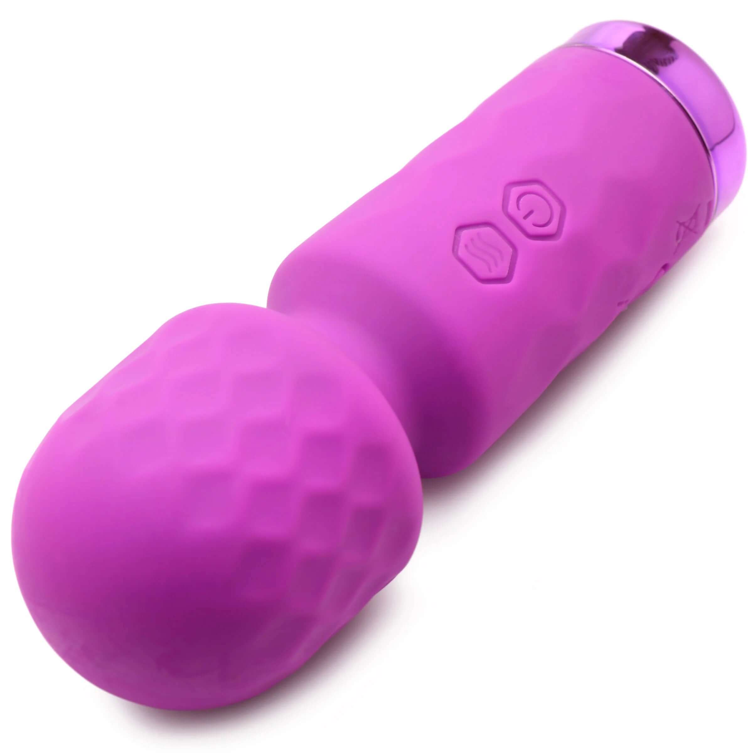 10x Mini Silicone Wand - Purple-0