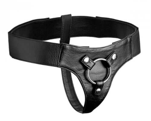 Domina Adjustable Wide Band Strap on Harness-0